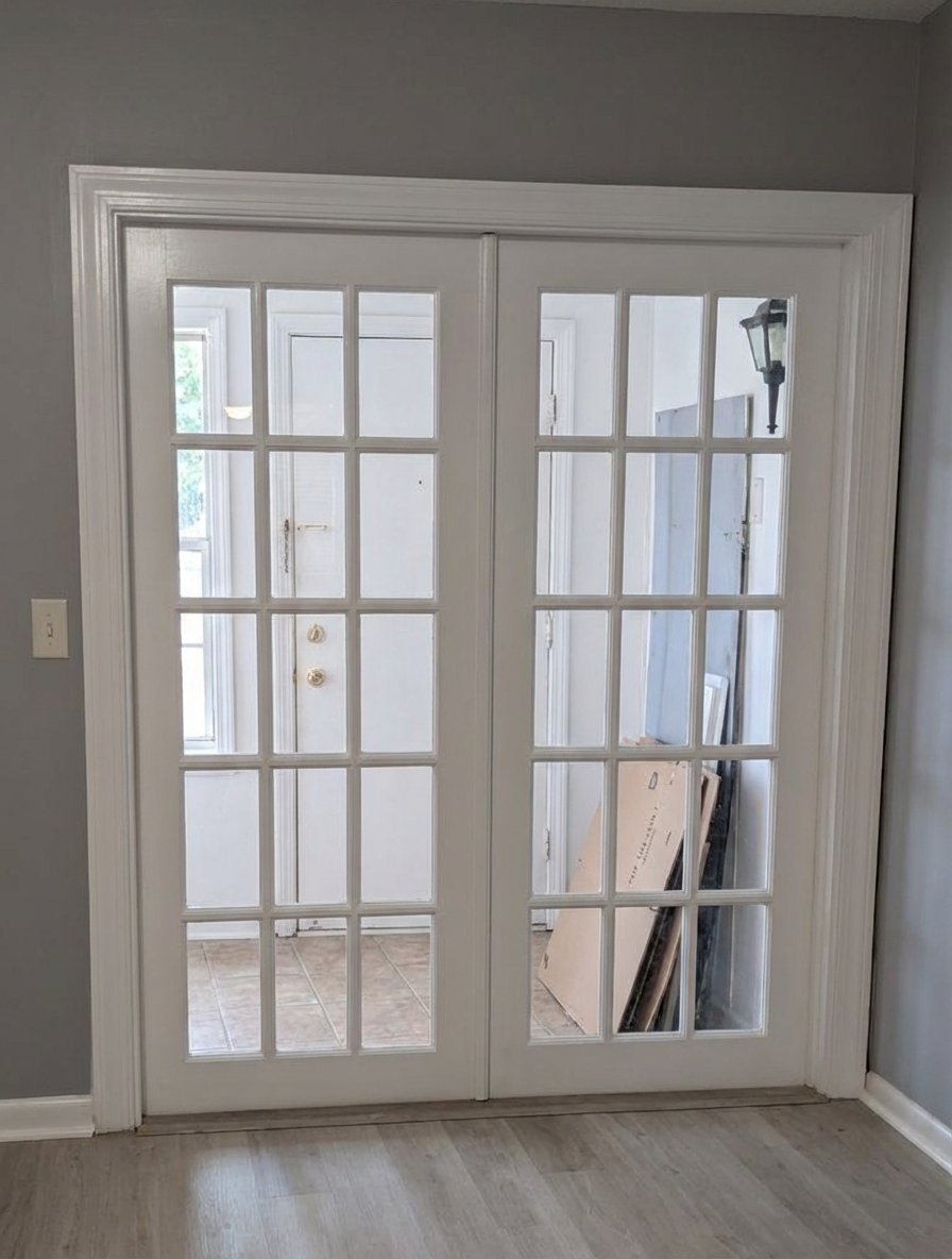 French door after